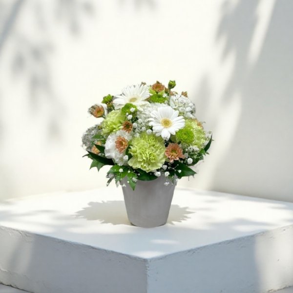 画像2: お供え用　フラワーアレンジメント　SS (2)