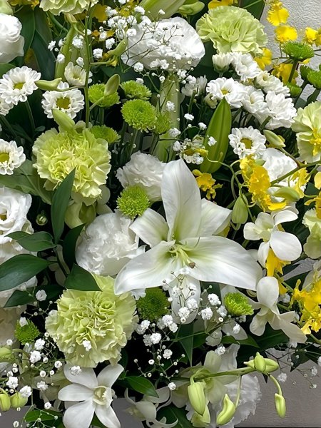 画像4: お供え用　フラワーアレンジメント　L (4)