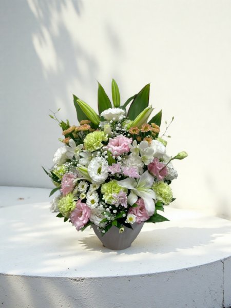 画像5: お供え用 フラワーアレンジメント S (5)