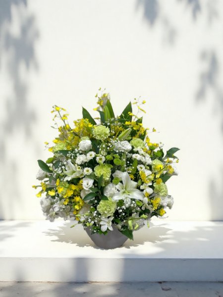 画像2: お供え用　フラワーアレンジメント　L (2)