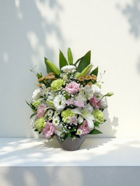 画像4: お供え用 フラワーアレンジメント S (4)