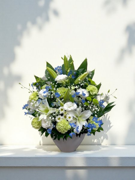 画像2: お供え用　フラワーアレンジメント　M (2)