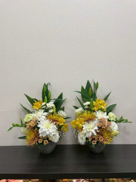 画像1: ギフト用　フラワーアレンジメント　L (1)