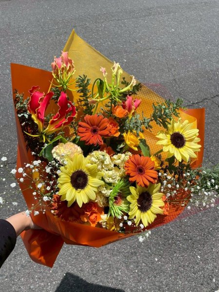 画像4: ギフト用　フラワーブーケ　M (4)