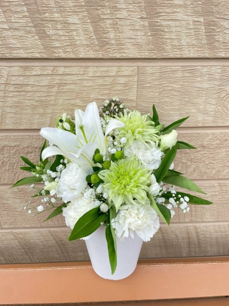 画像1: ギフト用　フラワーアレンジメント　S (1)