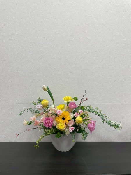 画像2: ギフト用　フラワーアレンジメント　M (2)